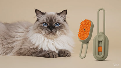 KIT Anti-Pelo Mascotas Pro | Cepillo Vapor + Guante Removedor