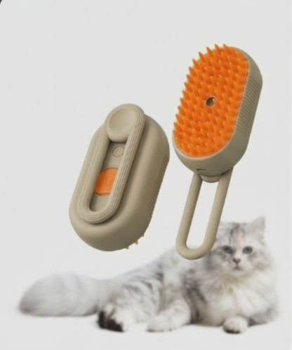 KIT Anti-Pelo Mascotas Pro | Cepillo Vapor + Guante Removedor